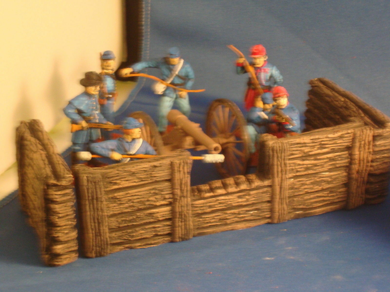 1:32 ACW Artillery Fence – Wooden Wargaming Terrain, Civil War