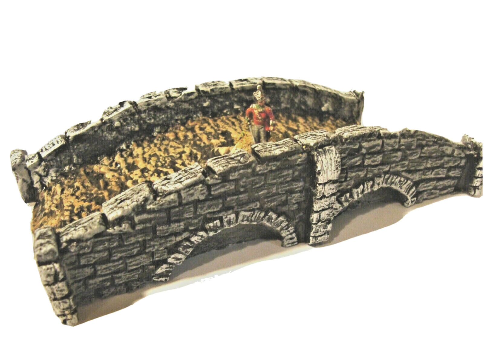 15mm Double Arch Bridge – Resin Wargaming Terrain (Napoleonic, ACW