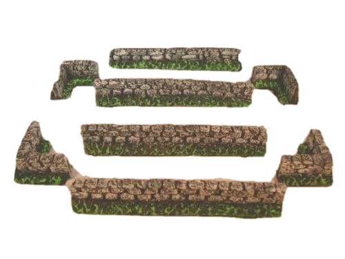 Brick Walls & Corners Set 15mm – Modular Wargaming Terrain