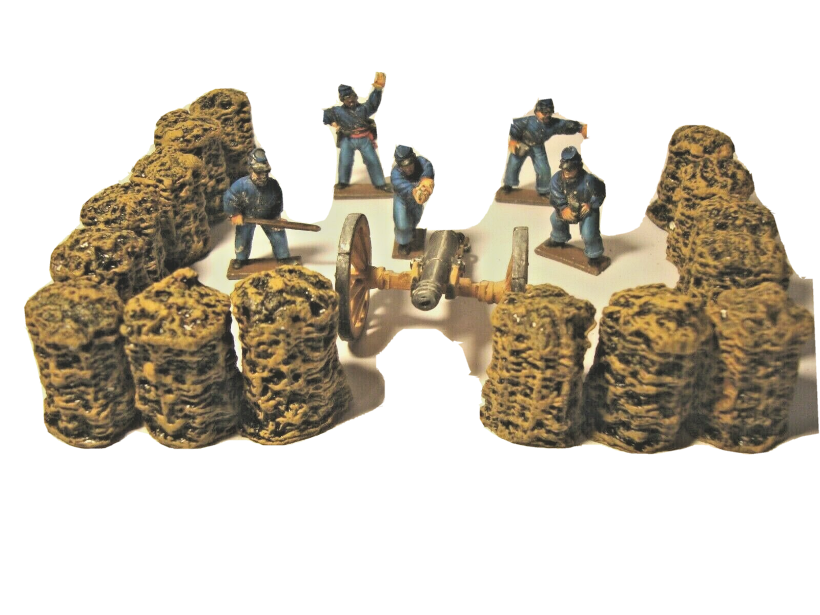 28mm Wargaming Gabions Set – Modular Terrain for Tabletop Battles