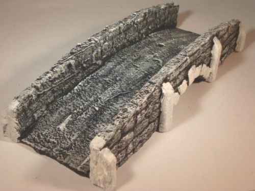 28mm Resin Stone Bridge Terrain – Wargaming Scenery (WWII, ACW, AWI)