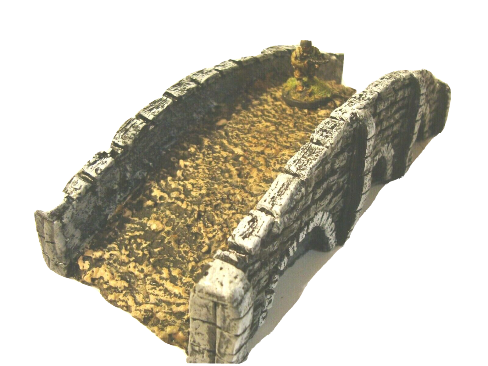 28mm Resin Triple Arch Bridge – Wargaming Terrain (WWII, Fantasy)