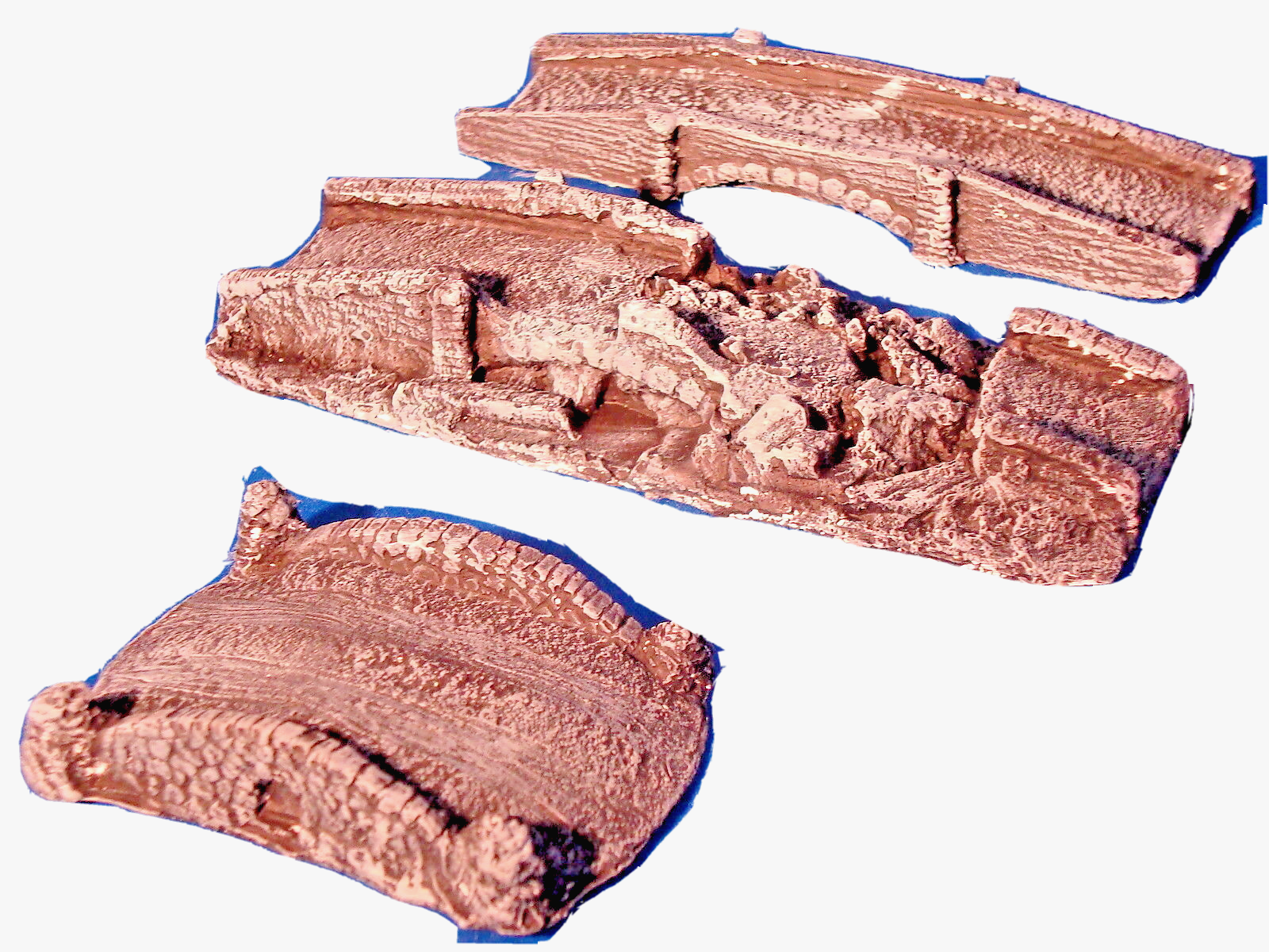 6mm Resin Bridge Set – Wargaming Terrain (Straight, Damaged, Hump)