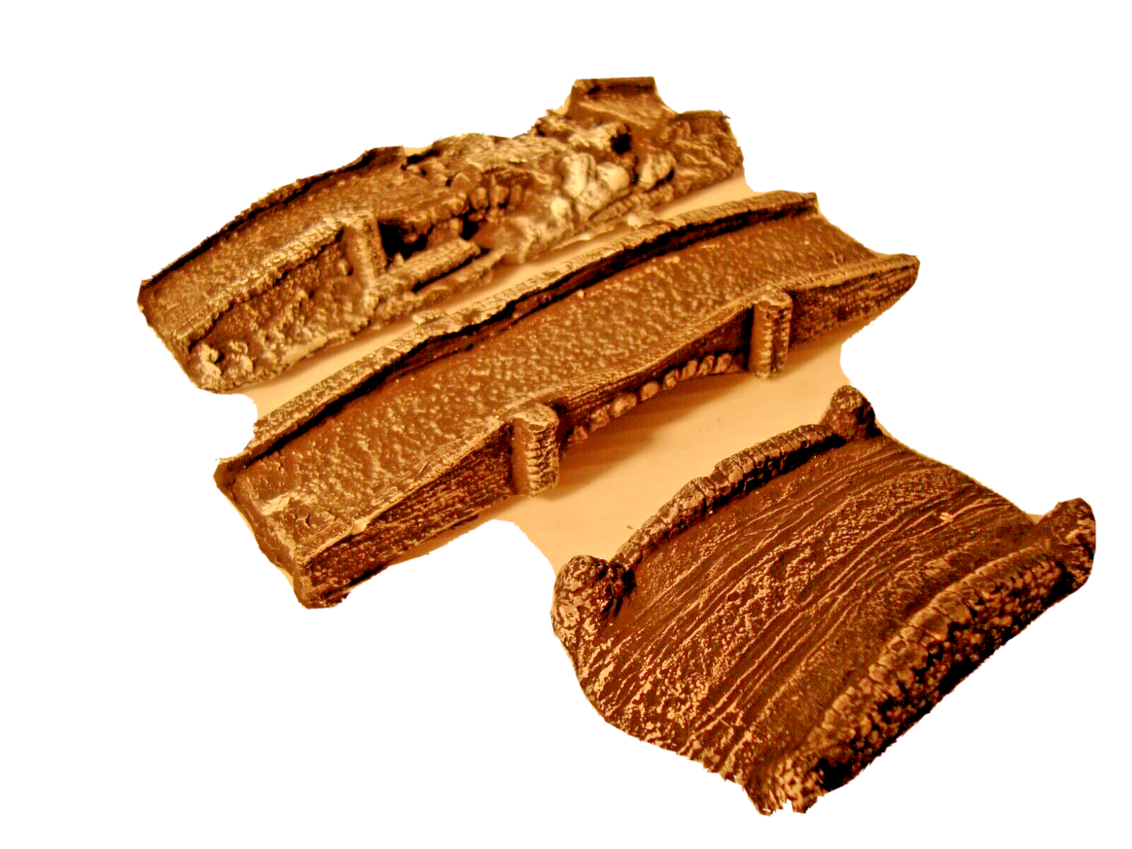 6mm Resin Bridge Set – Wargaming Terrain (Straight, Damaged, Hump)