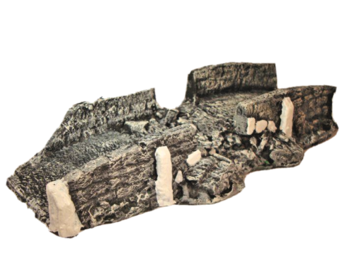 28mm Resin Ruined Bridge Terrain – Wargaming Scenery (WWI, WWII, ACW)