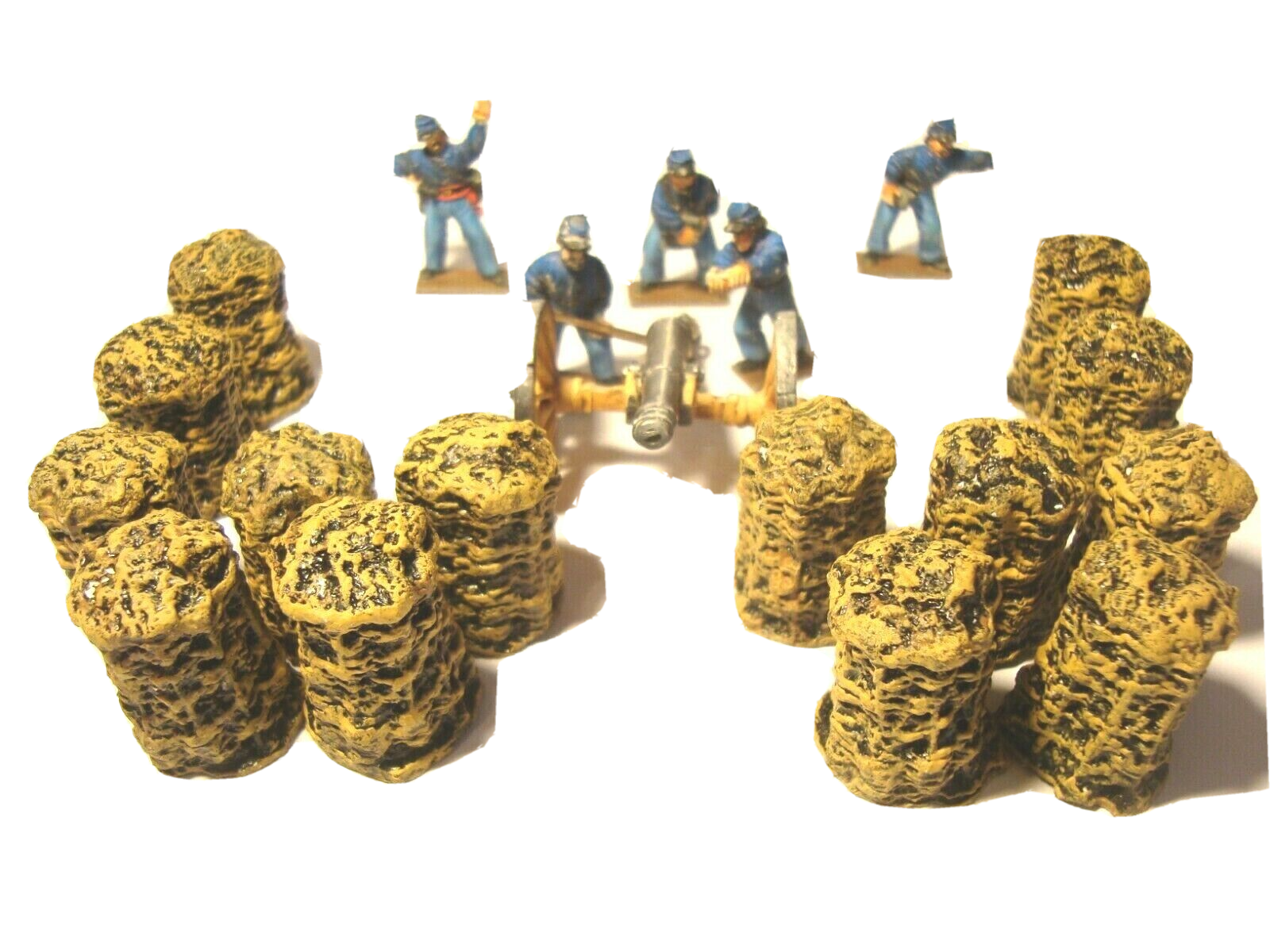 28mm Wargaming Gabions Set – Modular Terrain for Tabletop Battles