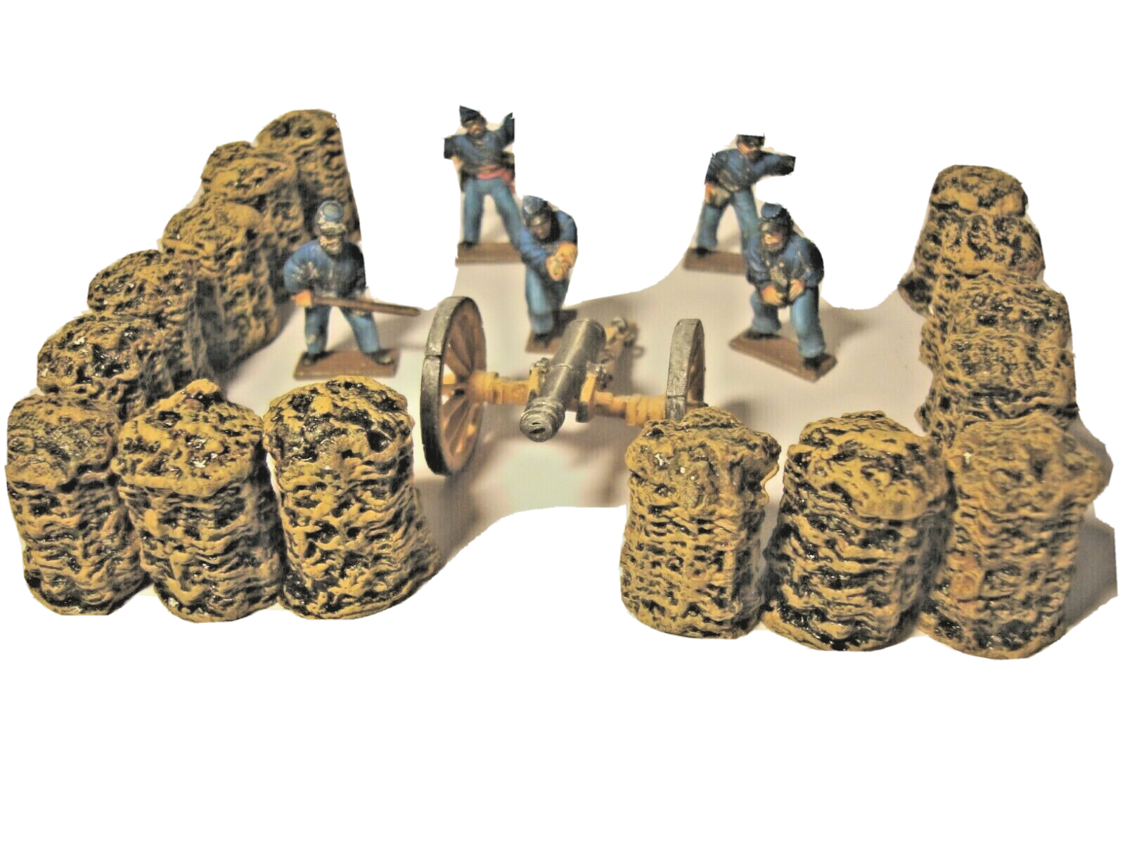 28mm Wargaming Gabions Set – Modular Terrain for Tabletop Battles