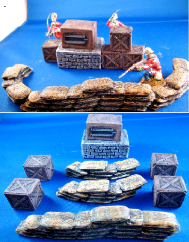 Rorke’s Drift 1:32 Terrain – Zulu War Wargaming Sandbags Set