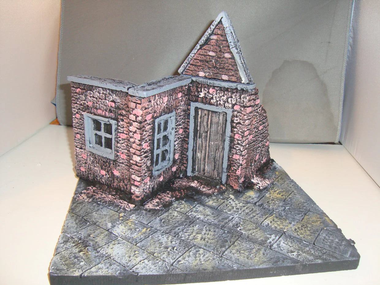 1:32 Ruined WW2 Building – Wargaming Terrain for Dioramas