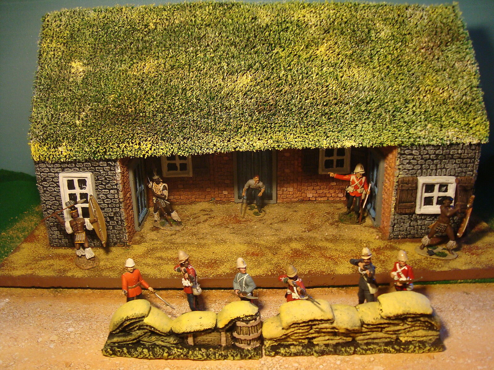 1:32 Zulu War Sandbag Set – Modular Wargaming Fortifications