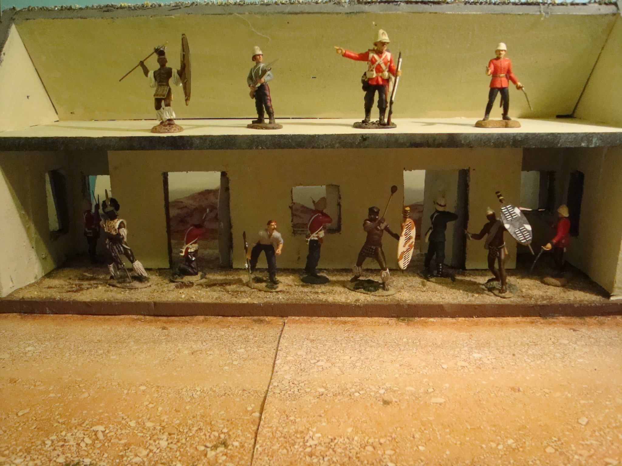 1:32 Rorke’s Drift Terrain Building – Zulu War Wargaming Scenery