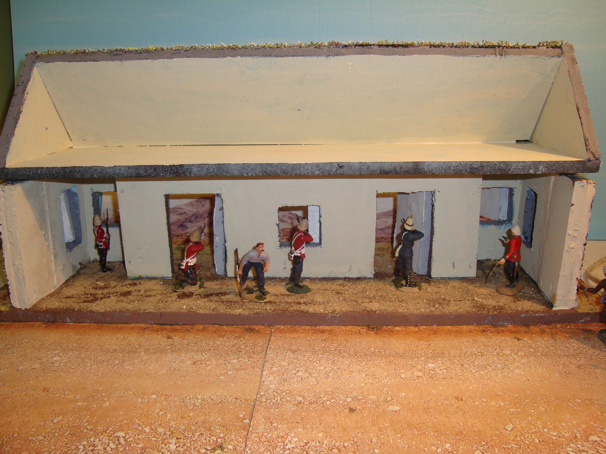 1:32 Rorke’s Drift Terrain Building – Zulu War Wargaming Scenery