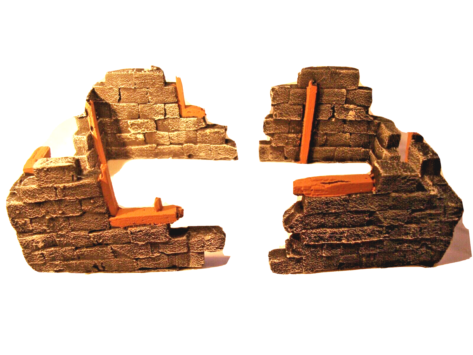 1:32 WW2 Ruined Buildings (4 Pack) – Wargaming Terrain Set