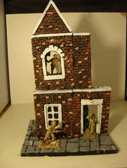 1:32 WW2 Ruined Building – Wargaming Terrain for Dioramas